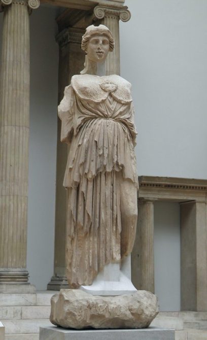 Statue of Athena Parthenos from the Library of Pergamon, Pergamon Museum Berlin