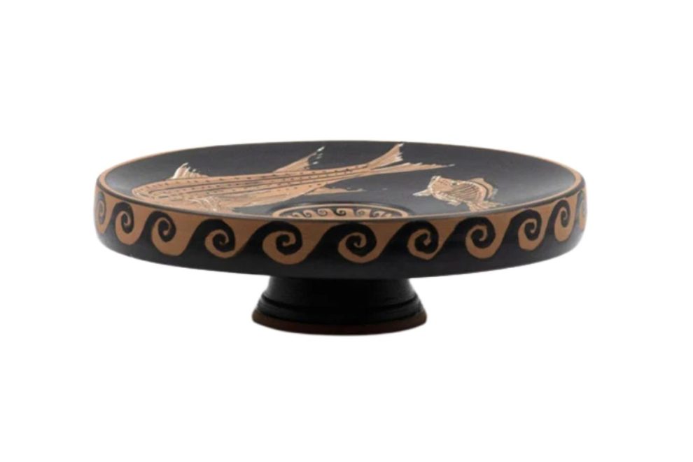 Thetis Red-Figure Minimalist Fish Plate