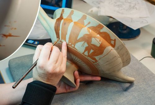 Ancient Greek Pottery Painting