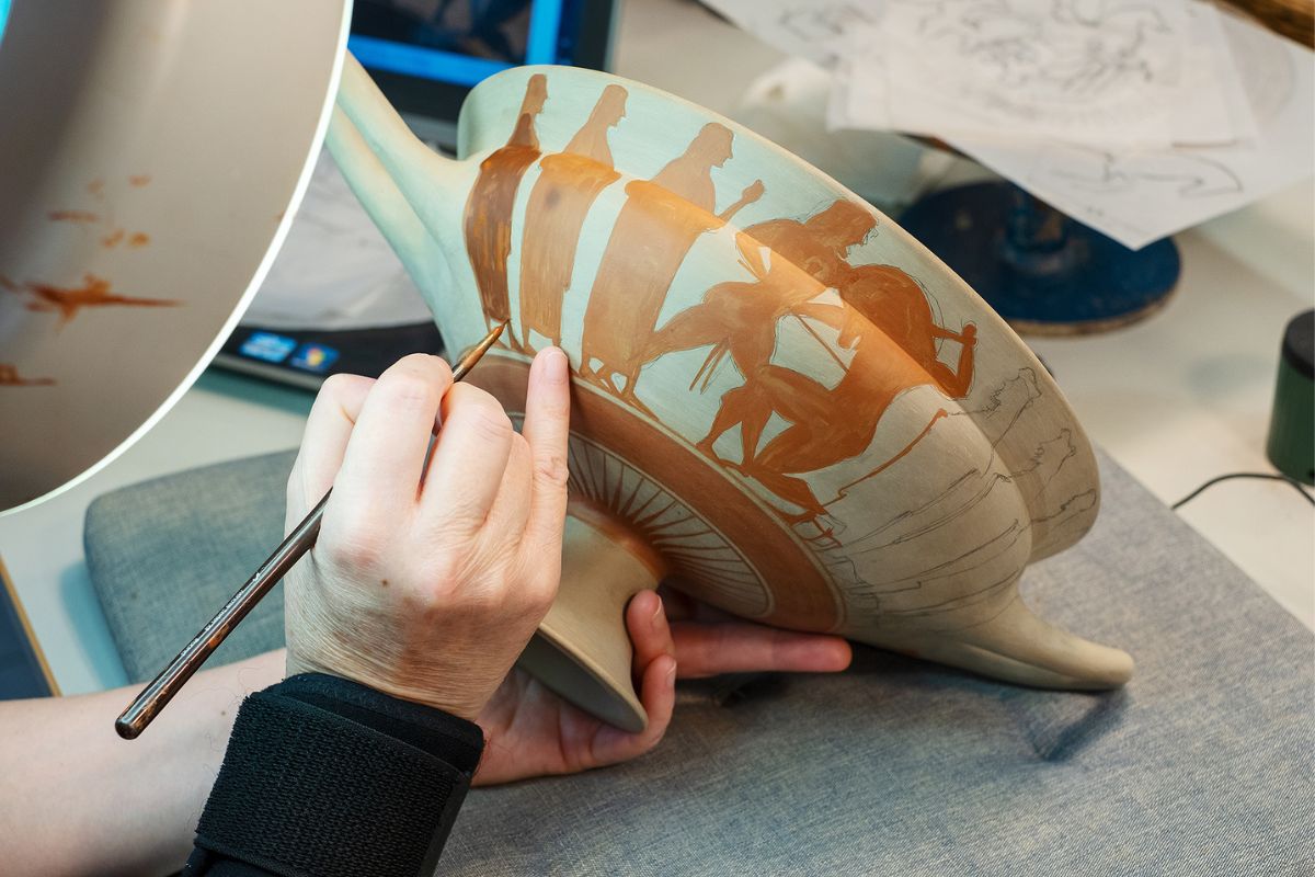 Ancient Greek Pottery Painting