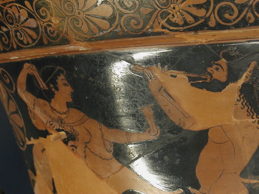 Euphronios 0011, Dionysos thiasos Louvre 